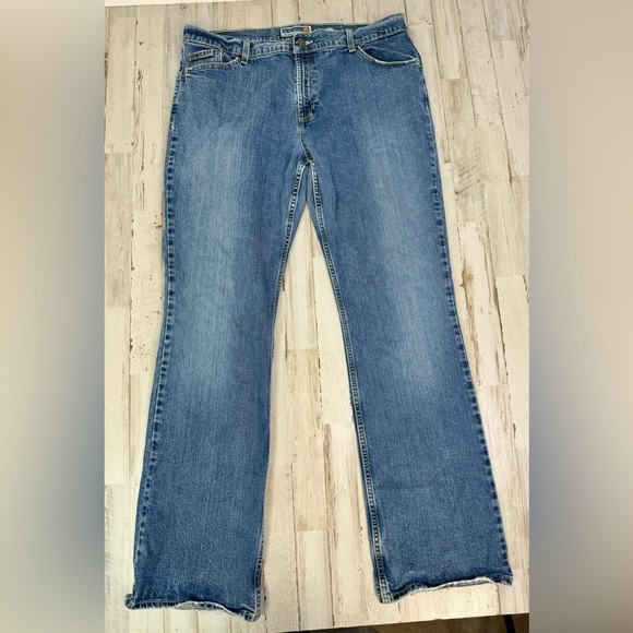 Old Navy Denim - Vintage Old Navy Jeans Womens 18L Blue Mid Rise Wide Leg 38x33 Y2K Denim